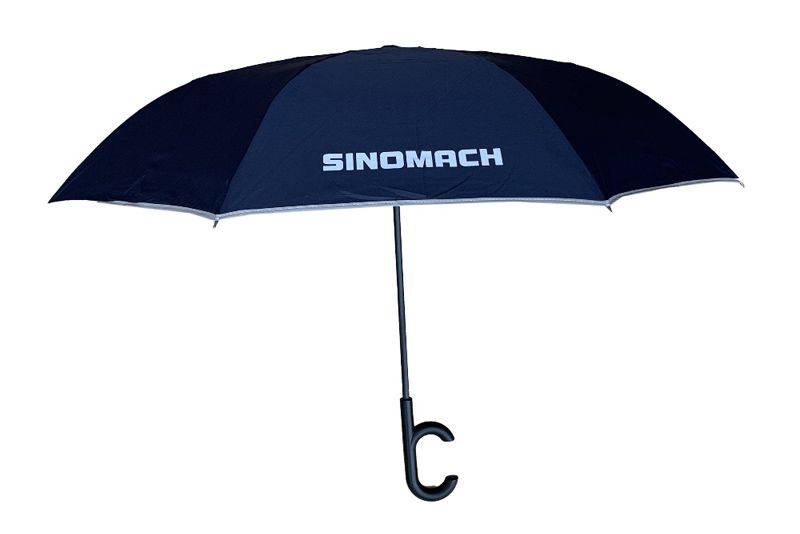 Зонт обратный ветрозащитный с двойной тканью